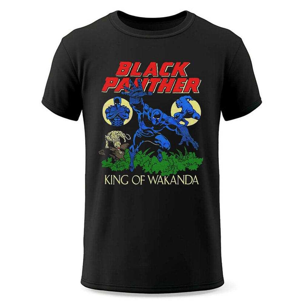 Panther King Of Wakanda Marvel Comic Shirt Panther King Of Wakanda Marvel Comic Shirt