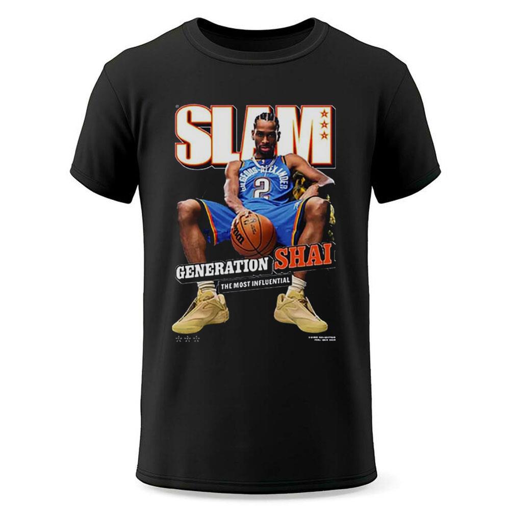 Shai Gilgeous Alexander Oklahoma City Thunder Slam February March 2025 Shirt Shai Gilgeous Alexander Oklahoma City Thunder Slam February March 2025 Shirt