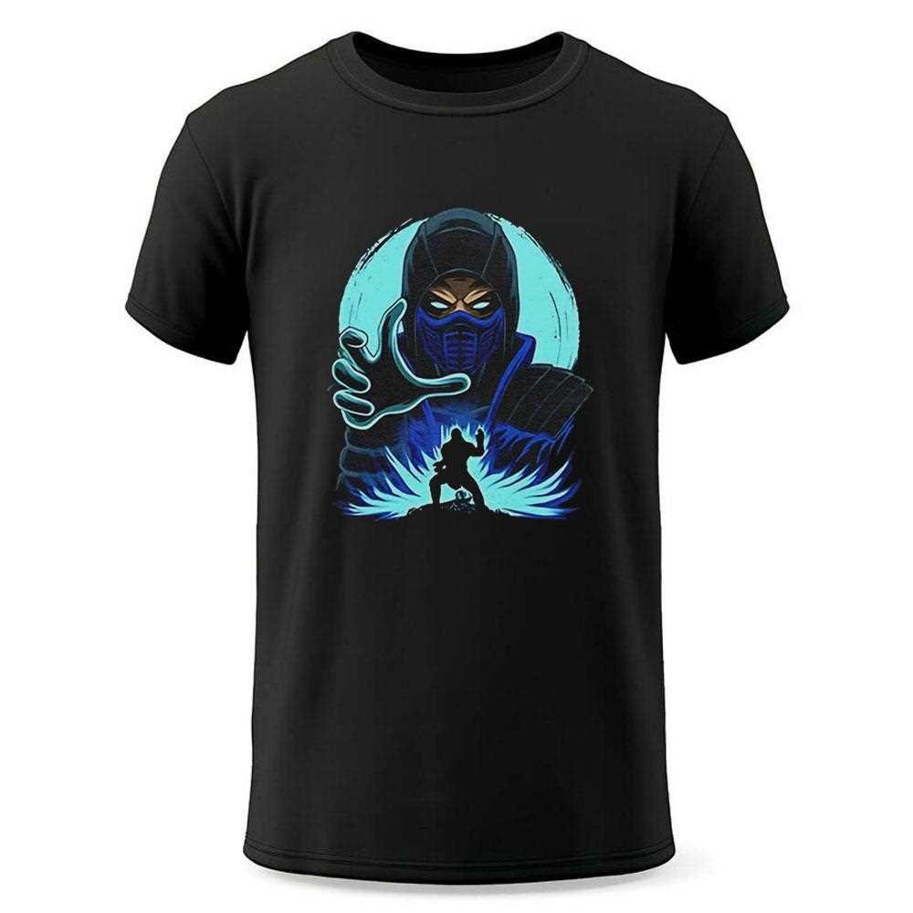 Sub Zero Mortal Kombat Blue Ninja Fighter Shirt Sub Zero Mortal Kombat Blue Ninja Fighter Shirt