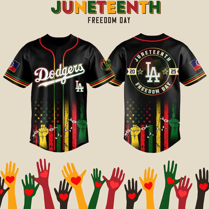 2025 Dodgers Juneteenth Day Baseball Jersey