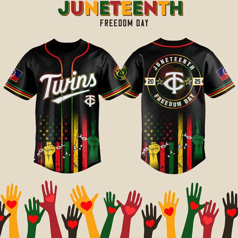2025 Minnesota Twins Juneteenth Day Baseball Jersey
