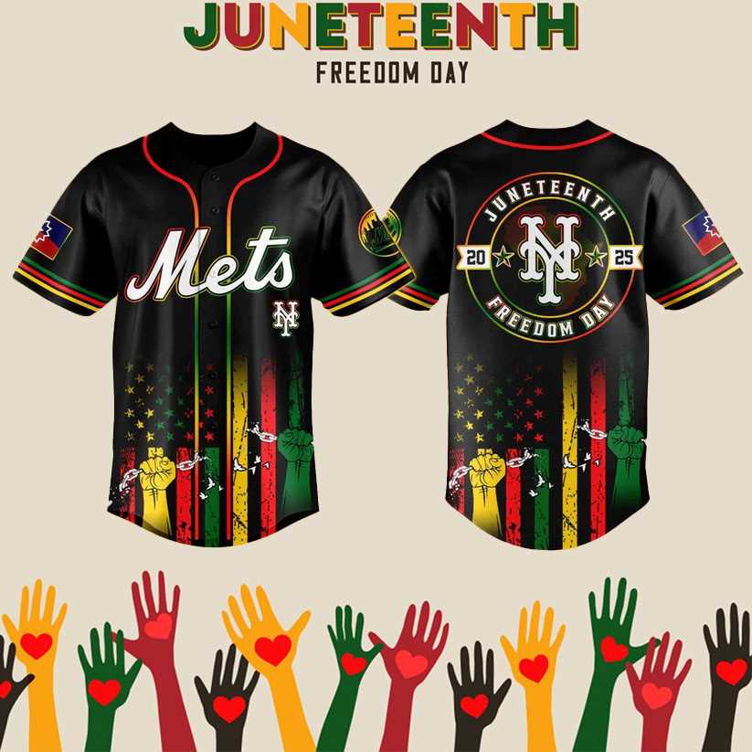 2025 New York Mets Juneteenth Day Baseball Jersey