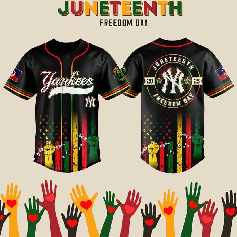 2025 Ny Yankees Juneteenth Day Baseball Jersey