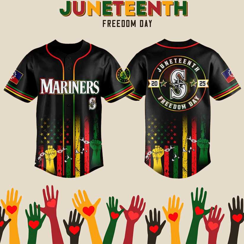 2025 Seattle Mariners Juneteenth Day Baseball Jersey