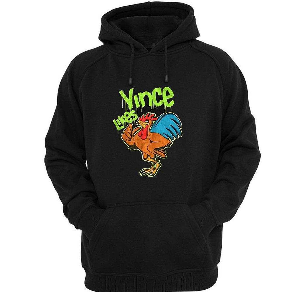 Dominik Mysterio Chicken Vince Likes Shirt Hoodie Dominik Mysterio Chicken Vince Likes Shirt Hoodie