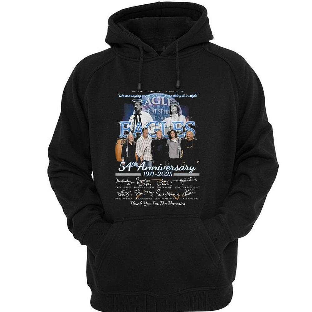 Eagles Band 54th Anniversary 1971 2025 Shirt Hoodie Eagles Band 54th Anniversary 1971 2025 Shirt Hoodie