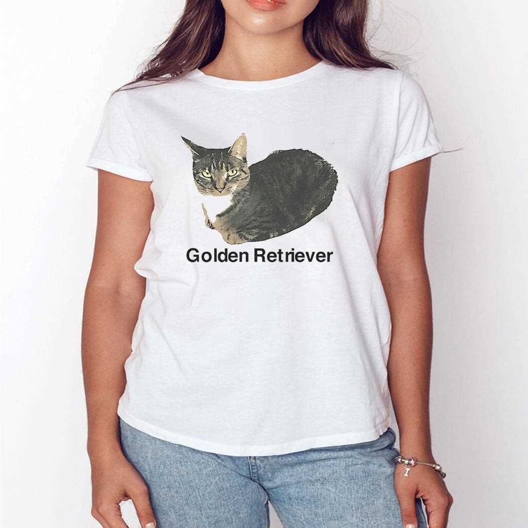 Golden Retriever Cat Shirt Golden Retriever Cat Shirt