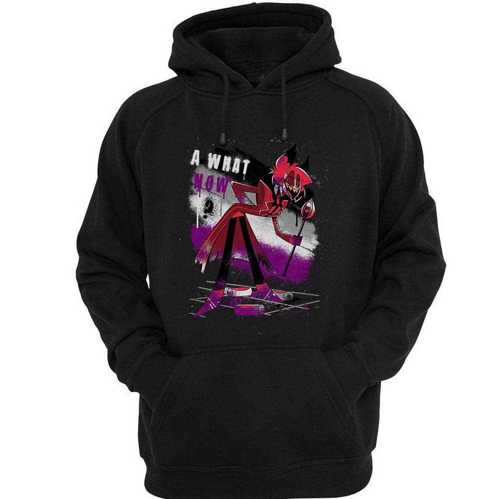 Hazbin Hotel Alastor What Now Mineral Wash Shirt Hazbin Hotel Alastor What Now Mineral Wash Shirt