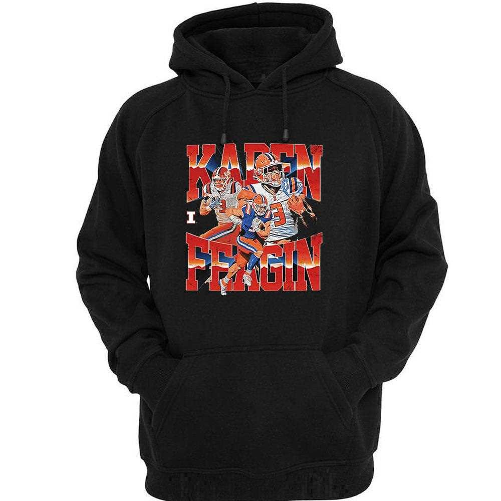 Illinois Ncaa Football Kaden Feagin Collage Shirt Illinois Ncaa Football Kaden Feagin Collage Shirt