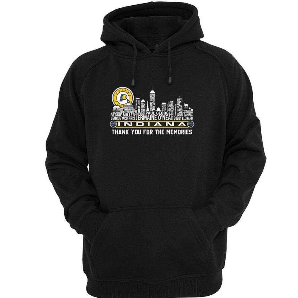 Indiana Pacers Thank You For The Memories Shirt Hoodie Indiana Pacers Thank You For The Memories Shirt Hoodie