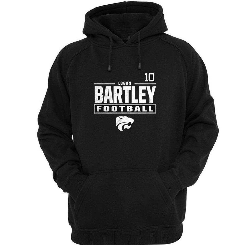 Logan Bartley Kansas State Wildcats Nil Stacked Box Player Special Shirt Logan Bartley Kansas State Wildcats Nil Stacked Box Player Special Shirt