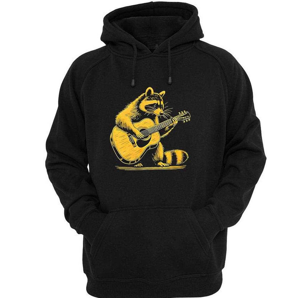 Raccoon Play Guitar Shirt Raccoon Play Guitar Shirt