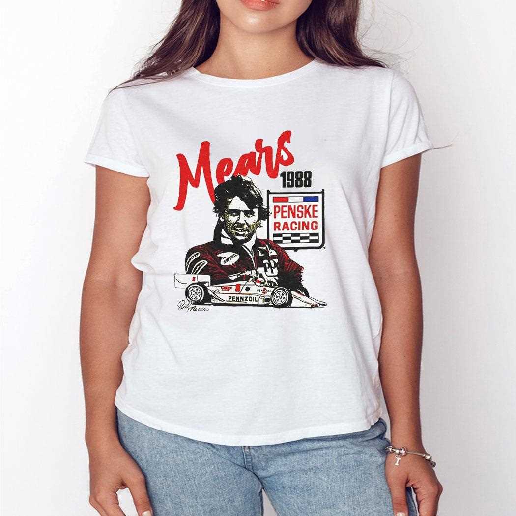 Rick Mears Penske Racing 1988 Shirt Rick Mears Penske Racing 1988 Shirt