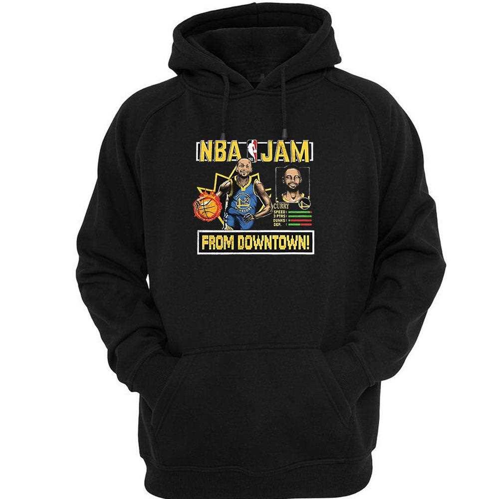 Stephen Curry Golden State Warriors Nba Jam From Downtown Shirt Stephen Curry Golden State Warriors Nba Jam From Downtown Shirt
