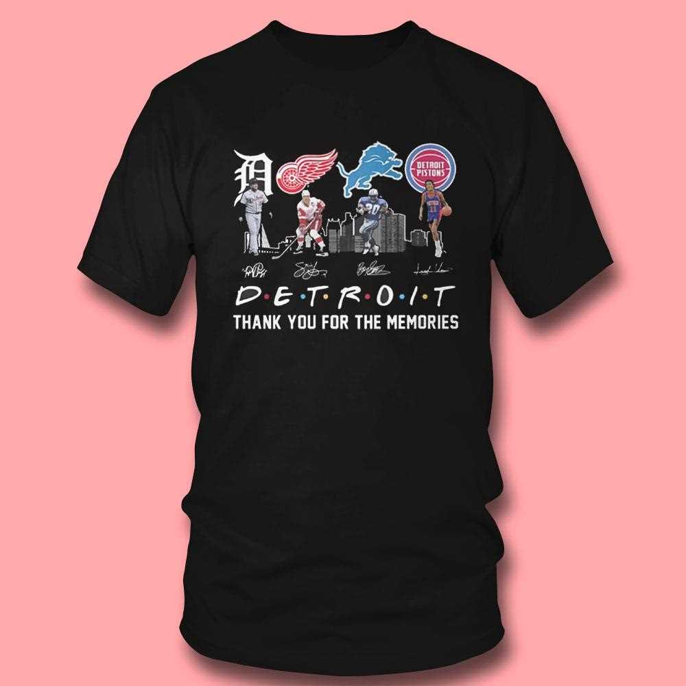 Detroit Fans Thank You For The Memories Shirt Detroit Fans Thank You For The Memories Shirt