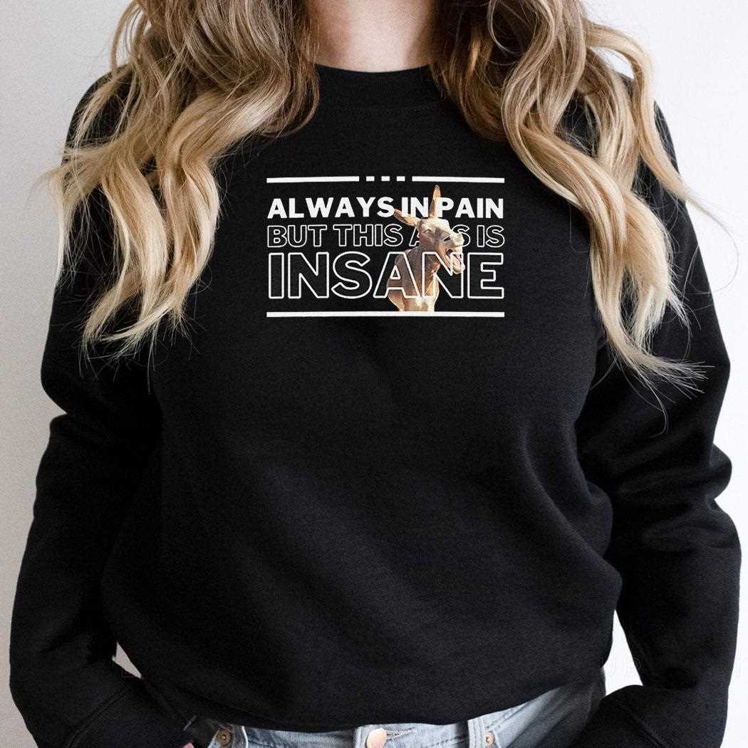 Donkey Always In Pain But This Ass Is Insane Shirt Donkey Always In Pain But This Ass Is Insane Shirt