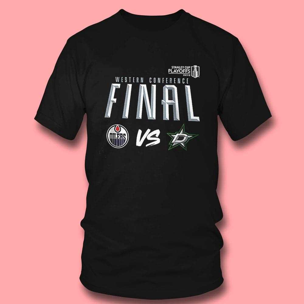 Edmonton Oilers Vs Dallas Stars 2025 Stanley Cup Playoffs Western Conference Final Shirt Edmonton Oilers Vs Dallas Stars 2025 Stanley Cup Playoffs Western Conference Final Shirt