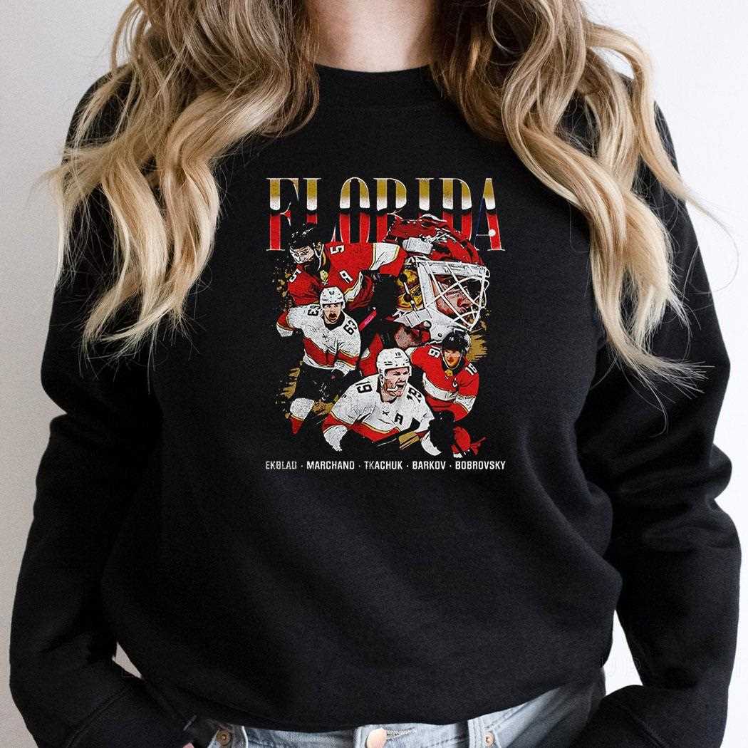 Ekblad Marchand Tkachuk Barkov Bobrovsky Florida Panthers Nhl Hockey Team Shirt Ekblad Marchand Tkachuk Barkov Bobrovsky Florida Panthers Nhl Hockey Team Shirt