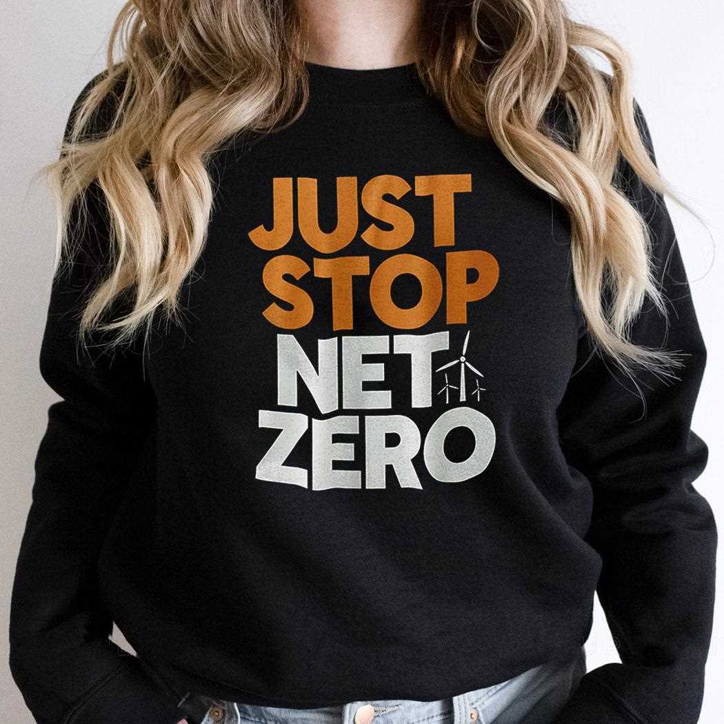 Just Stop Net Zero Shirt Just Stop Net Zero Shirt