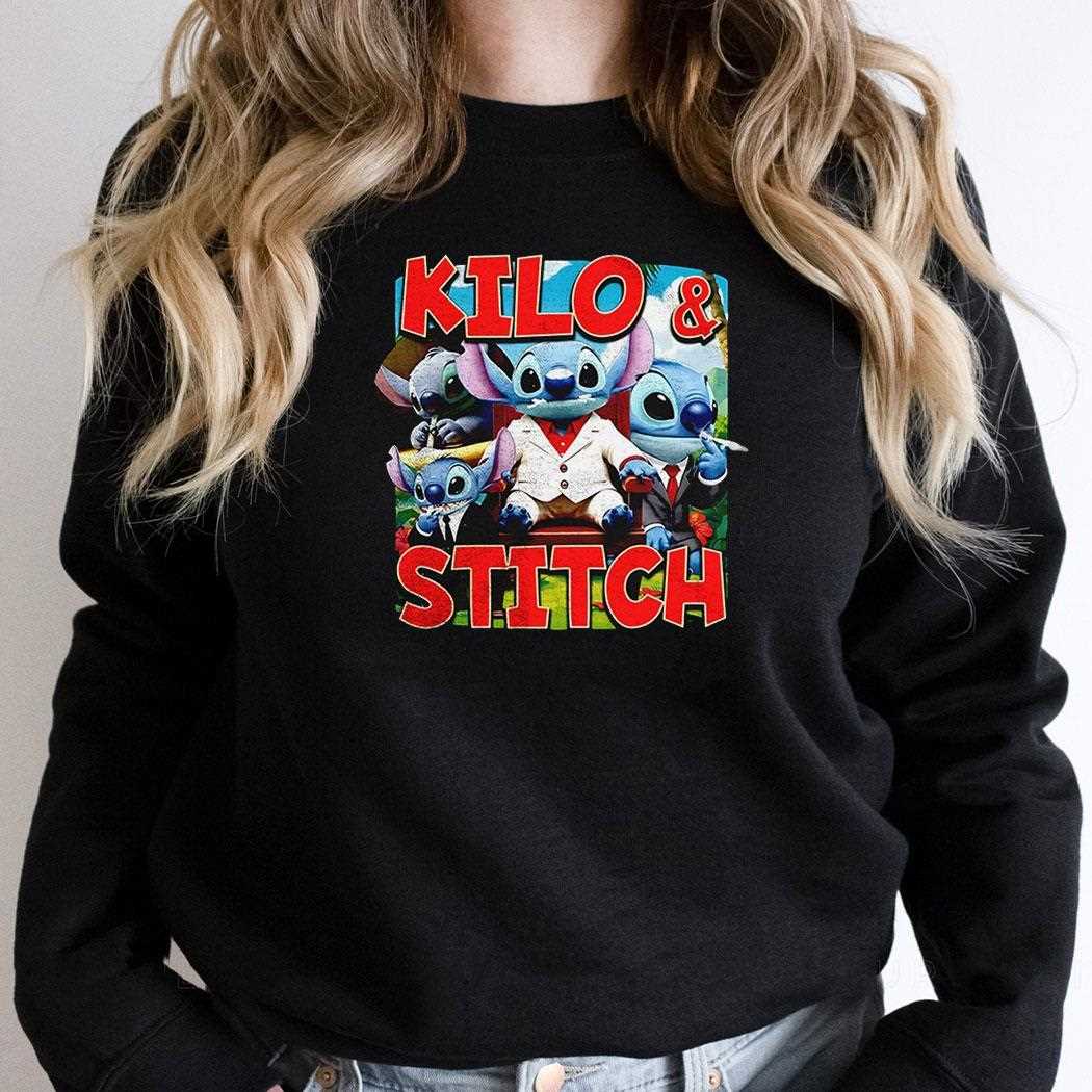Kilo And Stitch Cartoon Shirt Kilo And Stitch Cartoon Shirt