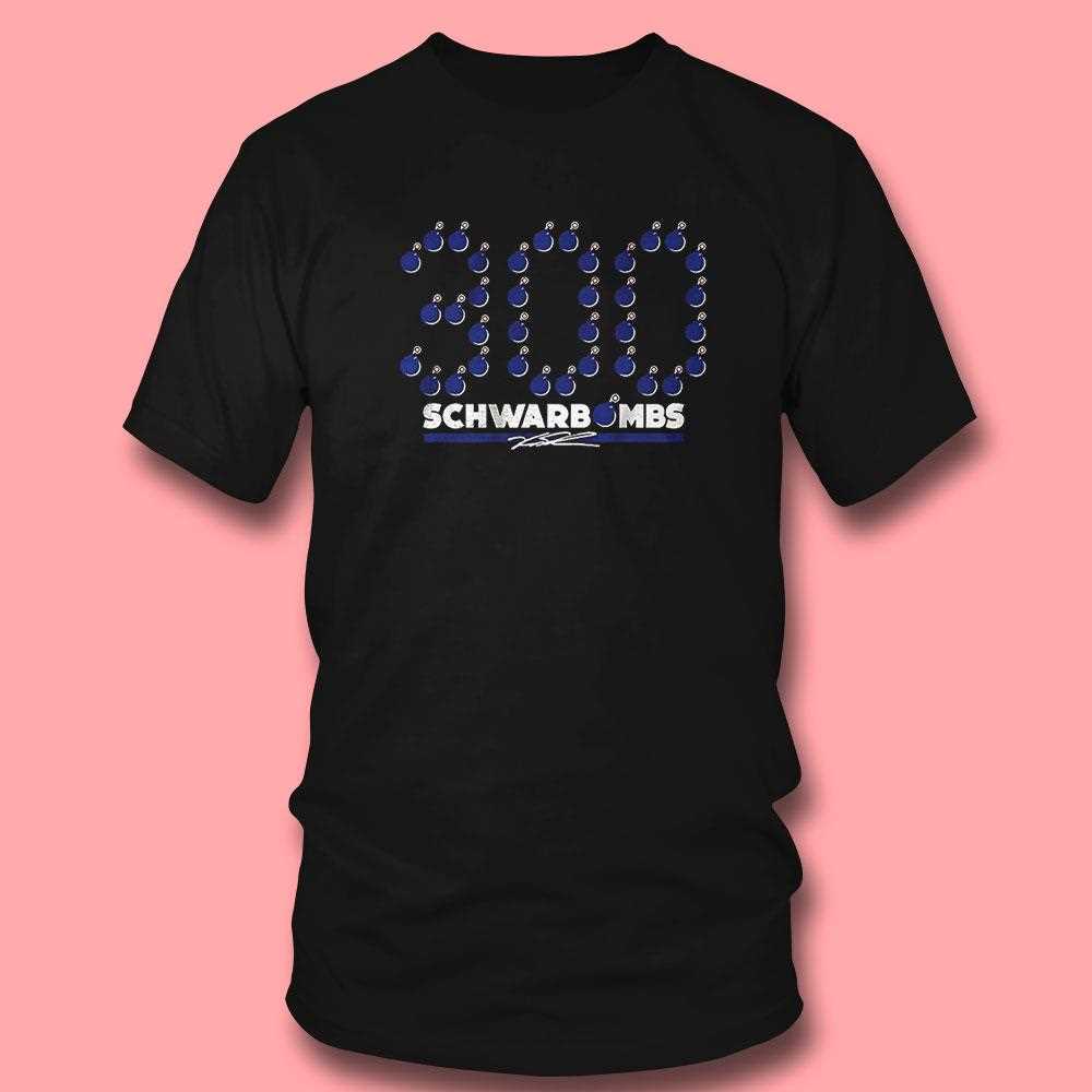 Kyle Schwarber Philadelphia Phillies 300 Schwarbombs Shirt Kyle Schwarber Philadelphia Phillies 300 Schwarbombs Shirt