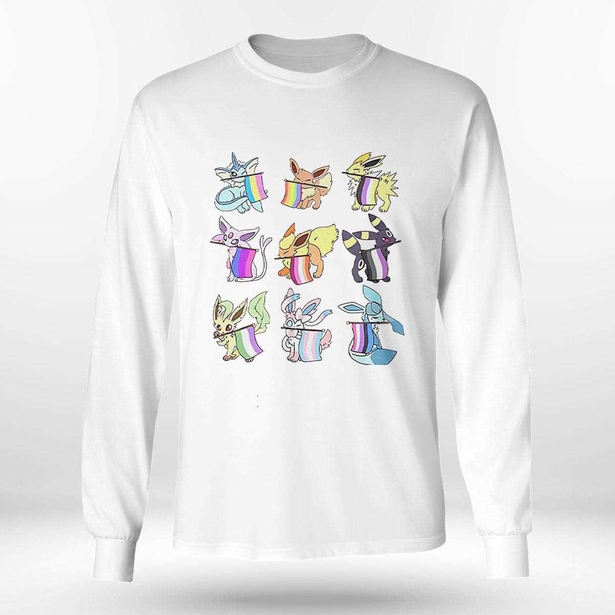 Lgbt Pokemon Eeveelutions Pride Shirt Lgbt Pokemon Eeveelutions Pride Shirt