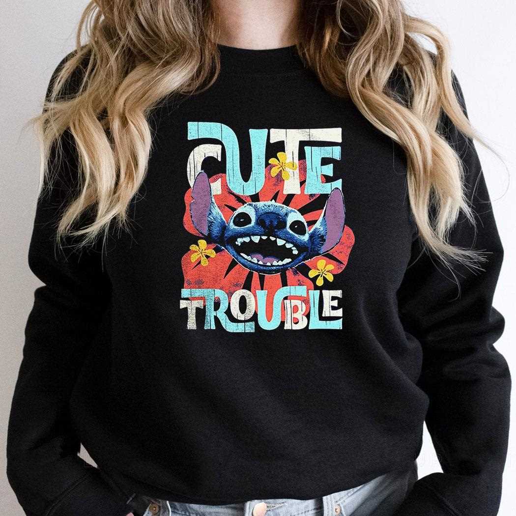 Lilo And Stitch Cute Trouble Shirt Lilo And Stitch Cute Trouble Shirt