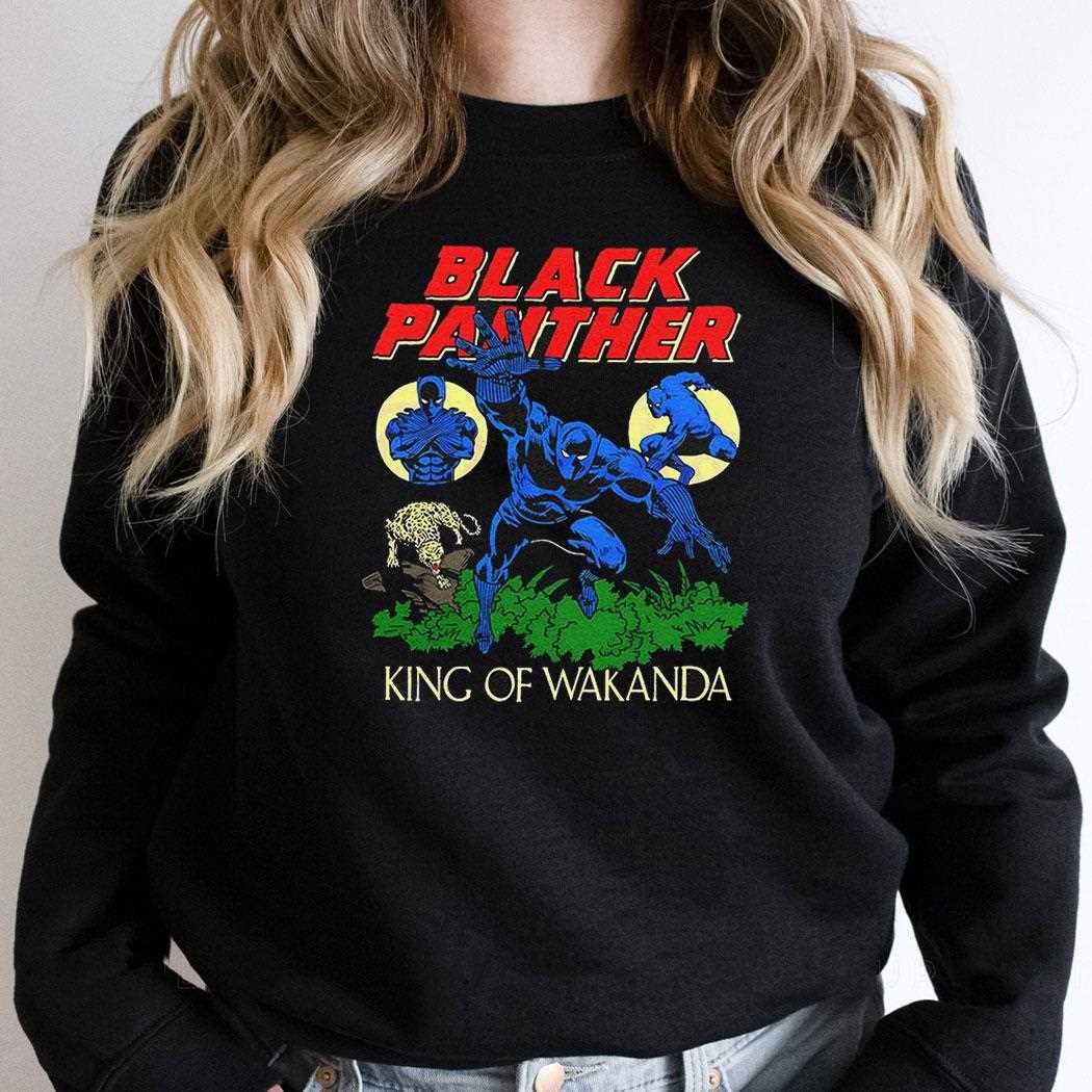 Panther King Of Wakanda Marvel Comic Shirt Panther King Of Wakanda Marvel Comic Shirt