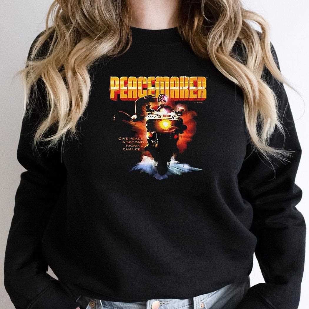 Peacemaker Give Peace A Second Fucking Chance Shirt Peacemaker Give Peace A Second Fucking Chance Shirt