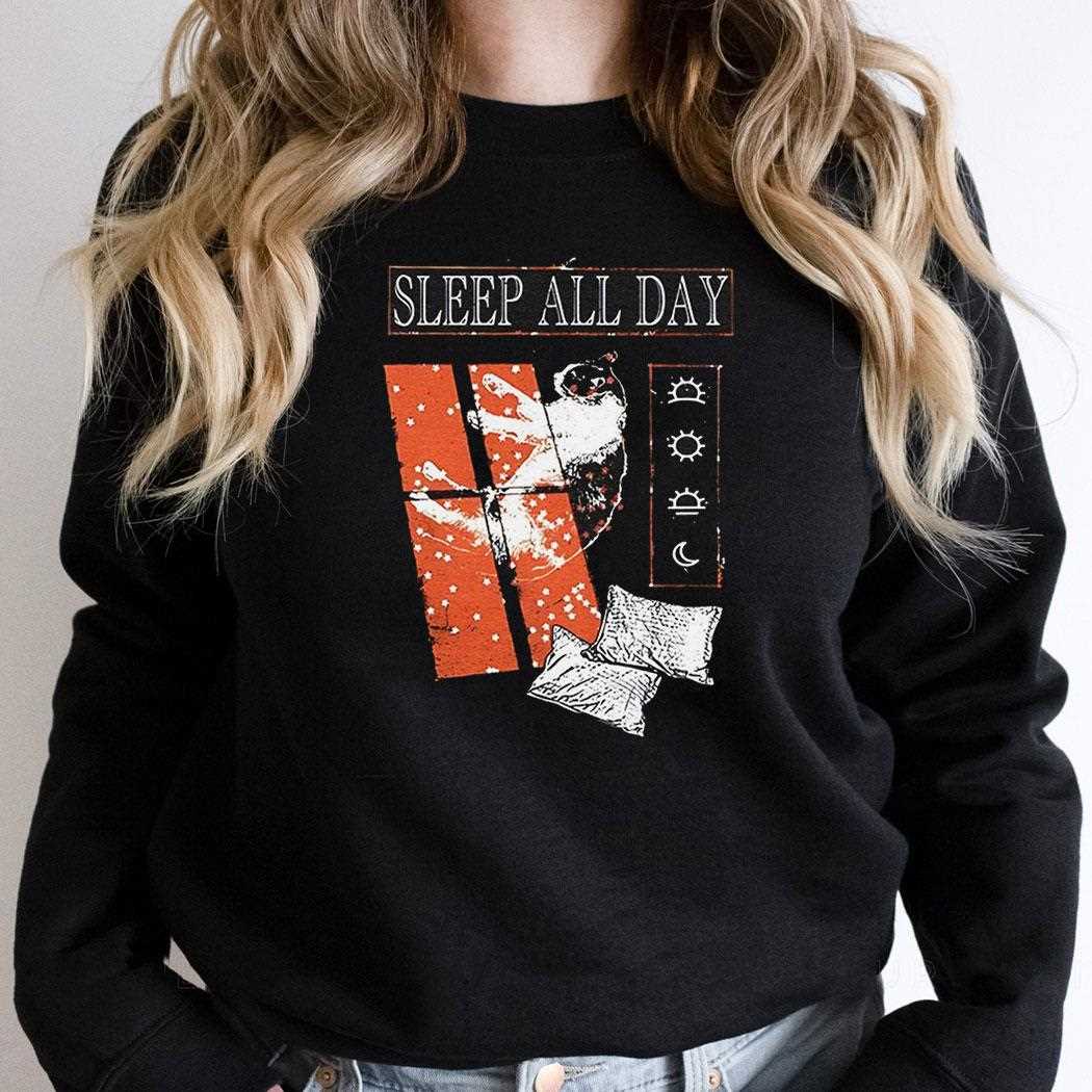 Sleep All Day Take A Cat Nap Shirt Sleep All Day Take A Cat Nap Shirt