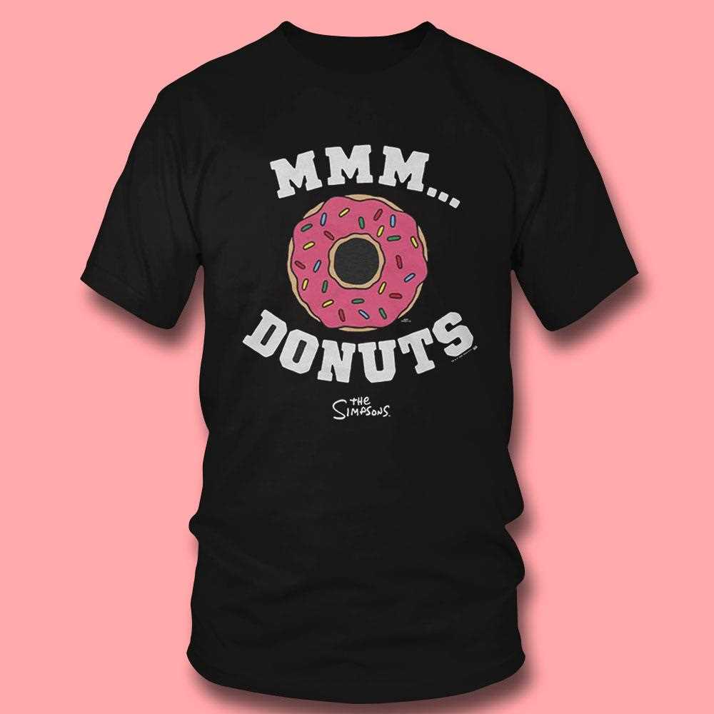 The Simpsons Mmm Donuts Shirt The Simpsons Mmm Donuts Shirt
