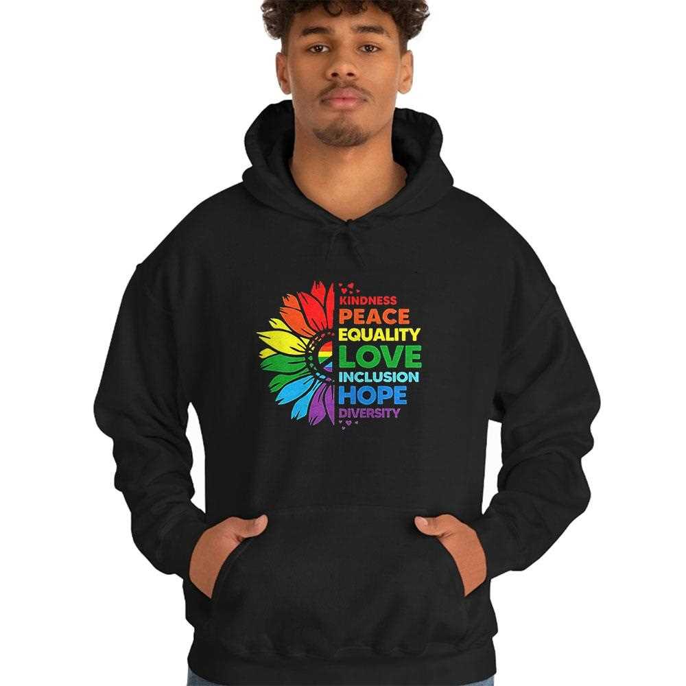 Flower Kindness Peace Equality Love Inclusion Hope Diversity Shirt Flower Kindness Peace Equality Love Inclusion Hope Diversity Shirt