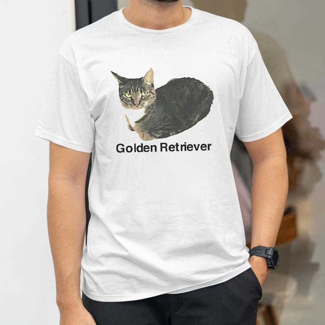 Golden Retriever Cat Shirt Golden Retriever Cat Shirt