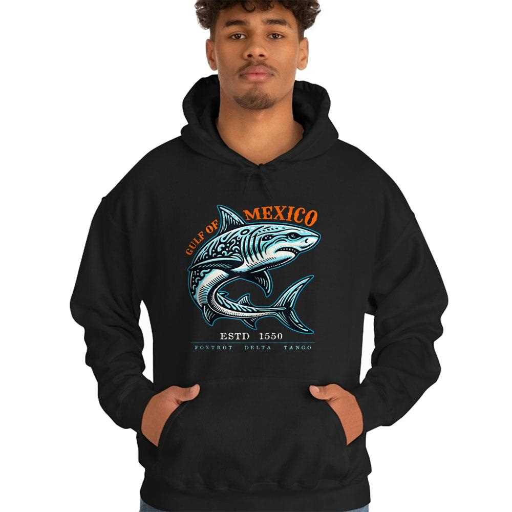 Gulf Of Mexico Foxtrot Delta Tango Tribal Shark Shirt Gulf Of Mexico Foxtrot Delta Tango Tribal Shark Shirt