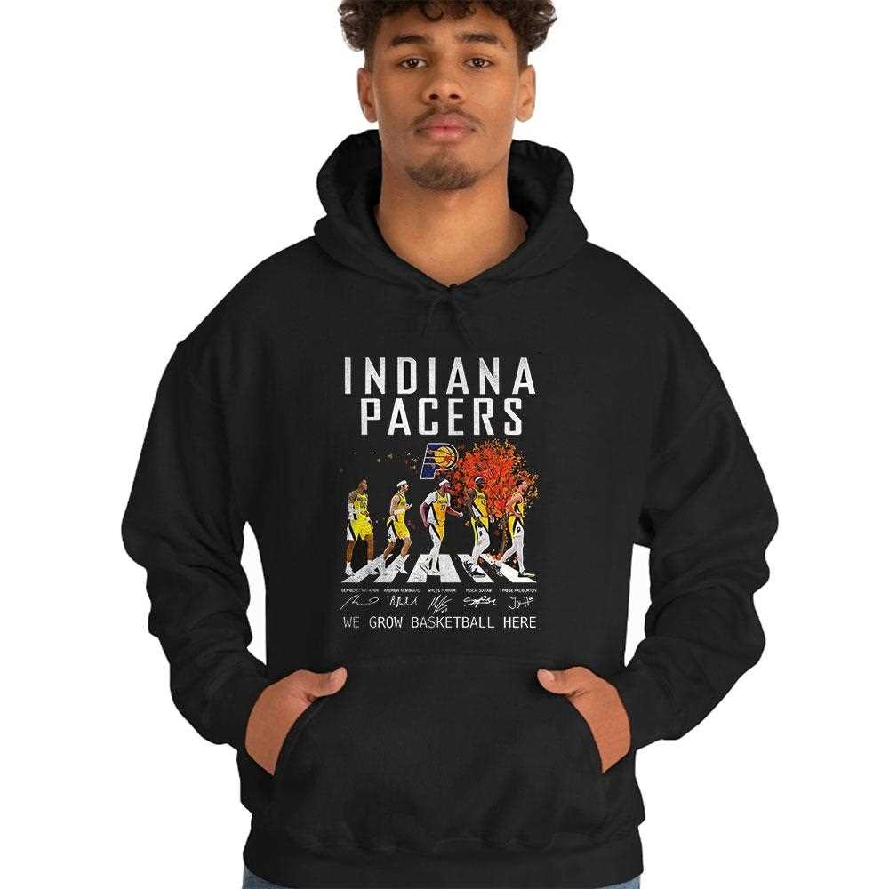 Indiana Pacers We Grow Basketball Here Signature Shirt Indiana Pacers We Grow Basketball Here Signature Shirt