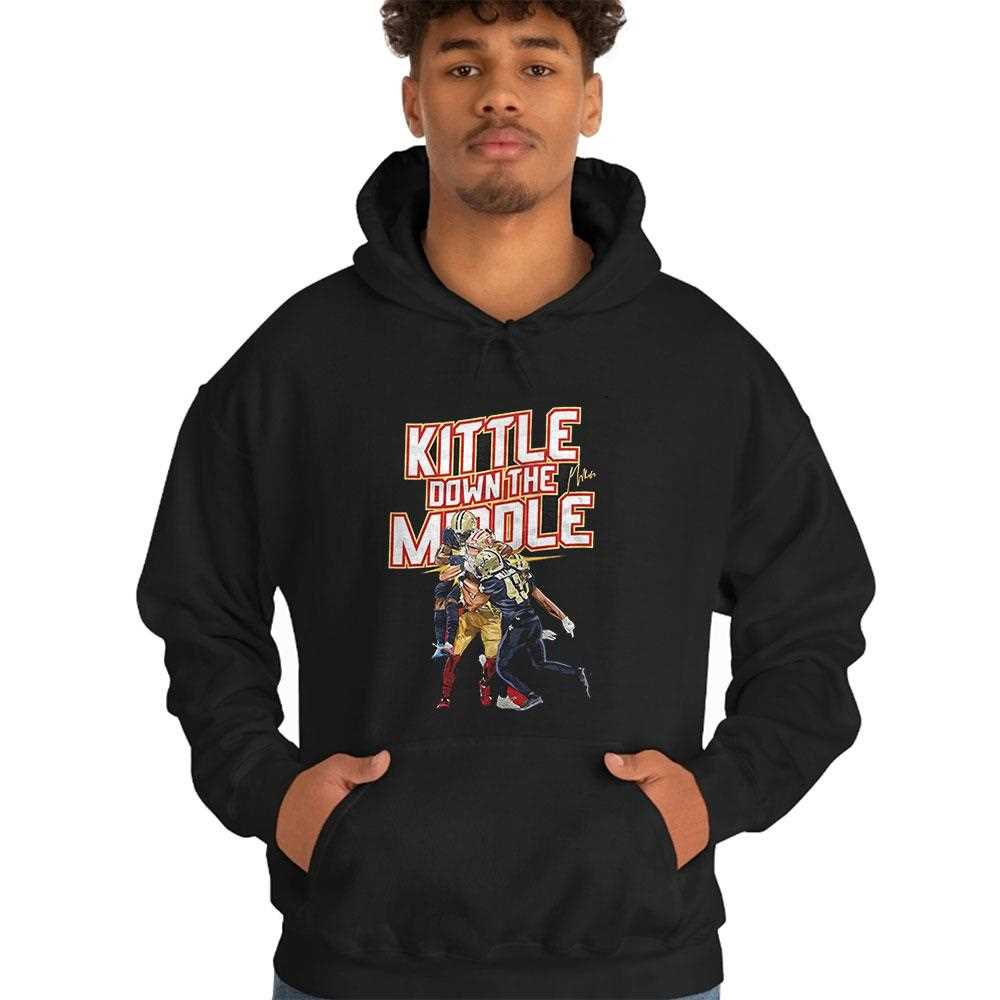 Kittle Down The Middle Shirt Kittle Down The Middle Shirt