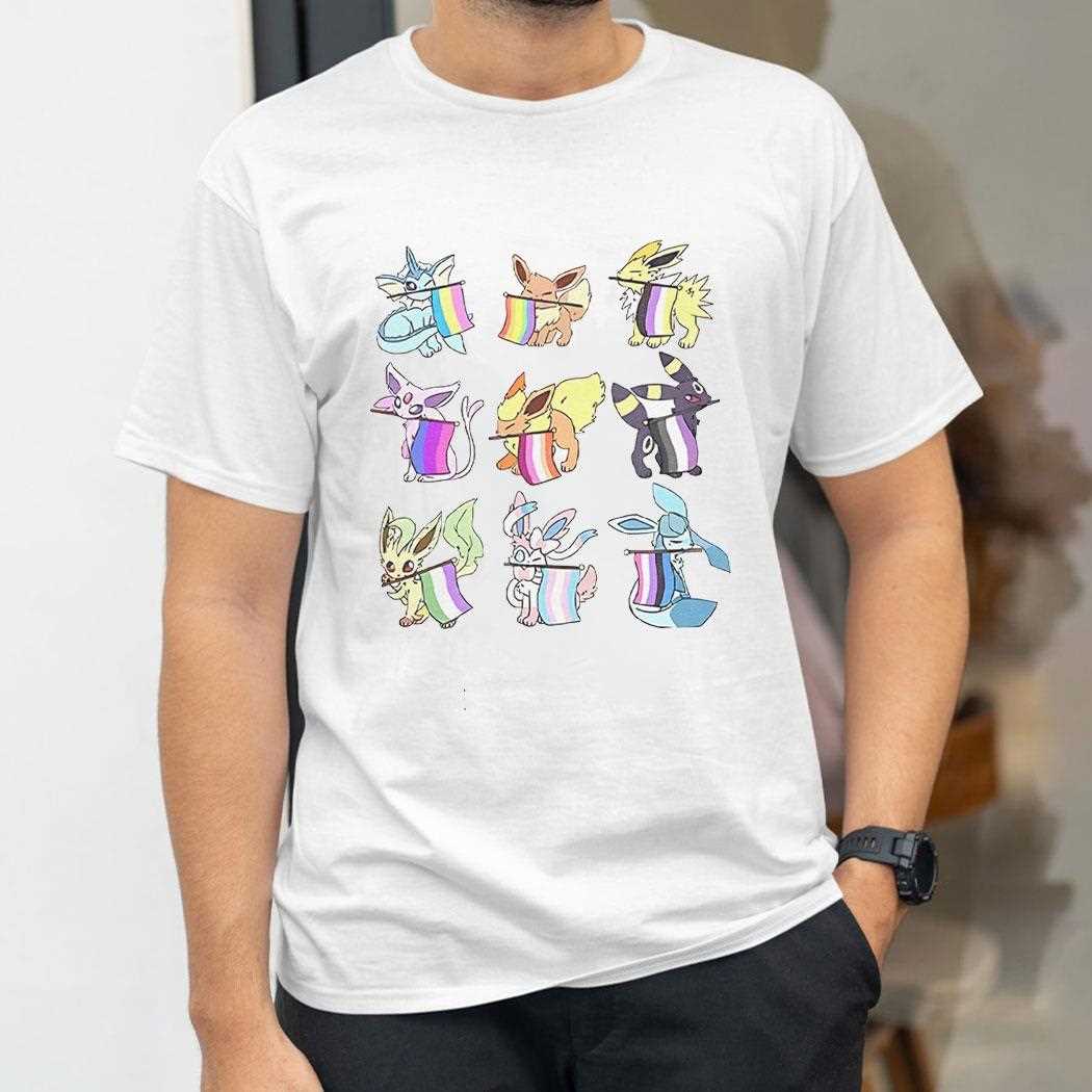 Lgbt Pokemon Eeveelutions Pride Shirt Lgbt Pokemon Eeveelutions Pride Shirt
