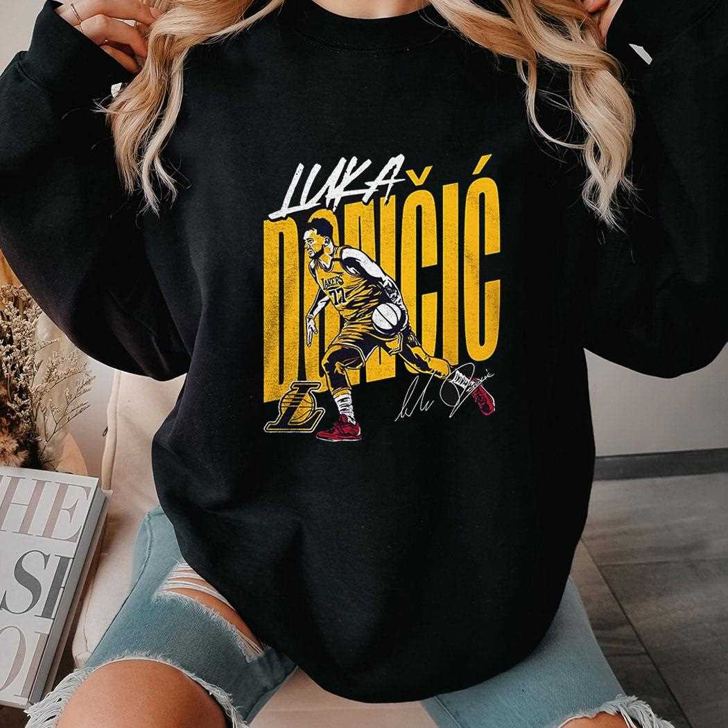 Luka Doncic Los Angeles Lakers Basketball Player Vector Shirt Luka Doncic Los Angeles Lakers Basketball Player Vector Shirt