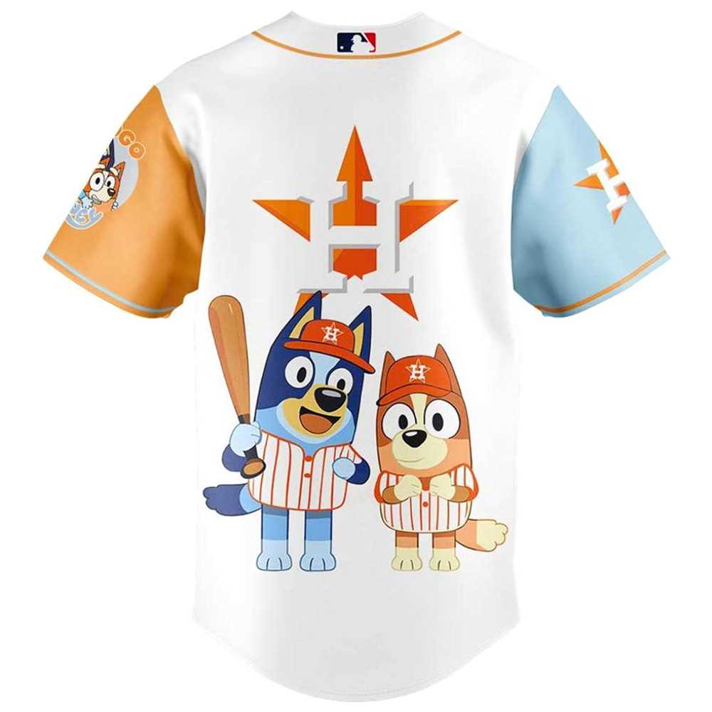 Houston Astros X Bluey And Bingo Hot 2025 For Fans Baseball Jersey Houston Astros X Bluey And Bingo Hot 2025 For Fans Baseball Jersey