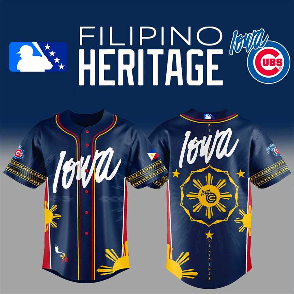 Iowa Cubs Filipino Heritage Night 2025 Limited Baseball Jersey