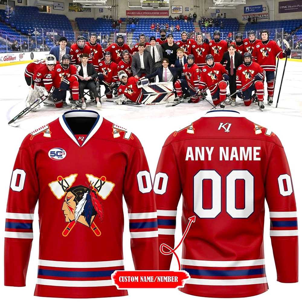 Johnstown Tomahawks New Edition Hockey Jersey Personalized Name