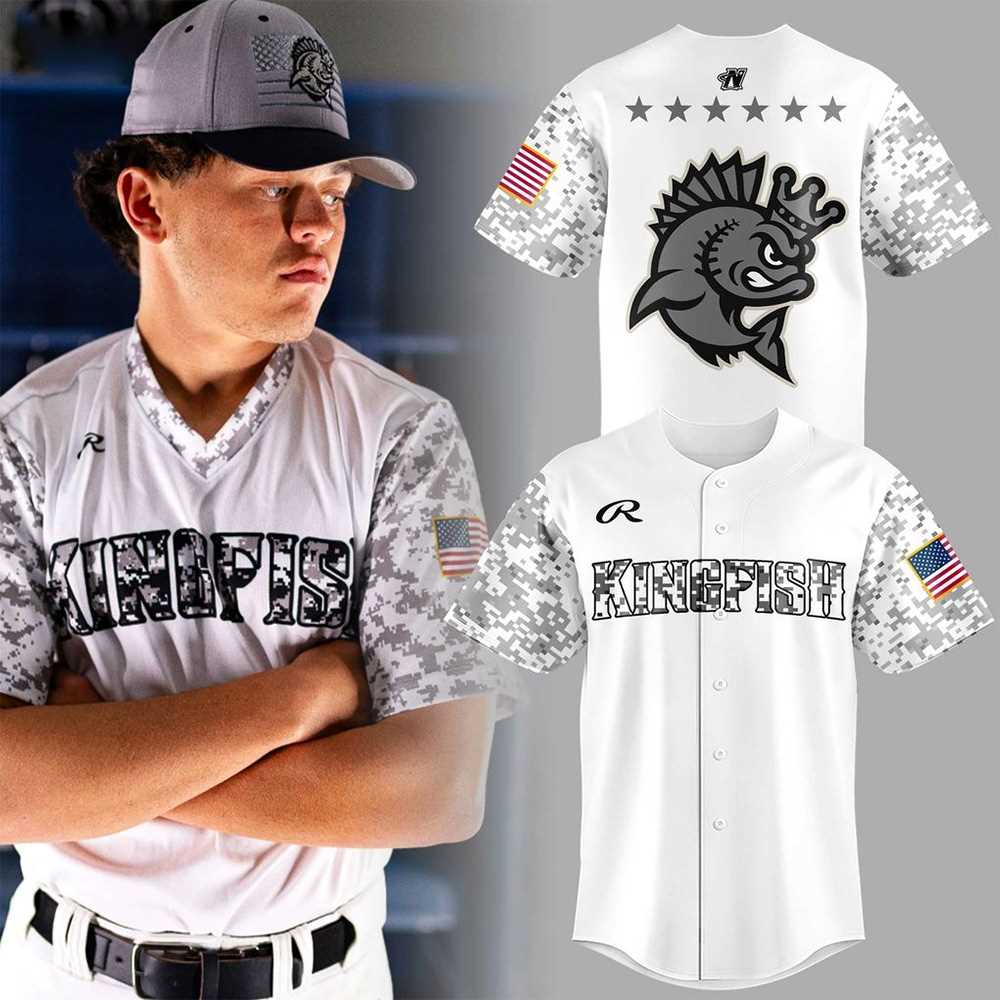 Kenosha Kingfish Military 2025 Baseball Jersey