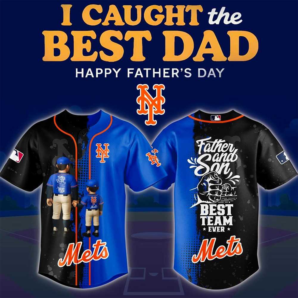 New York Mets Happy Father Day 2025 Baseball Jersey