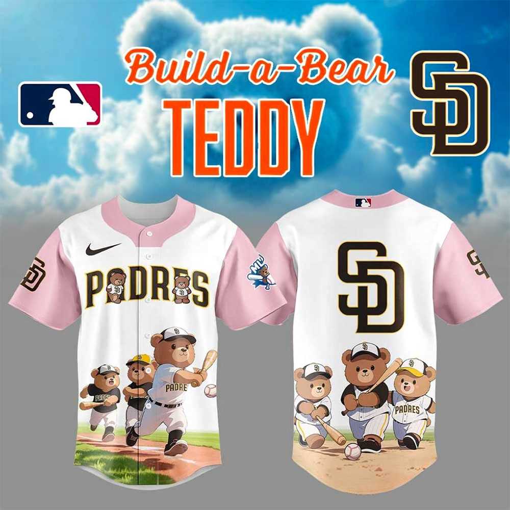 San Diego Padres X Teddy Bear 2025 Baseball Jersey San Diego Padres X Teddy Bear 2025 Baseball Jersey