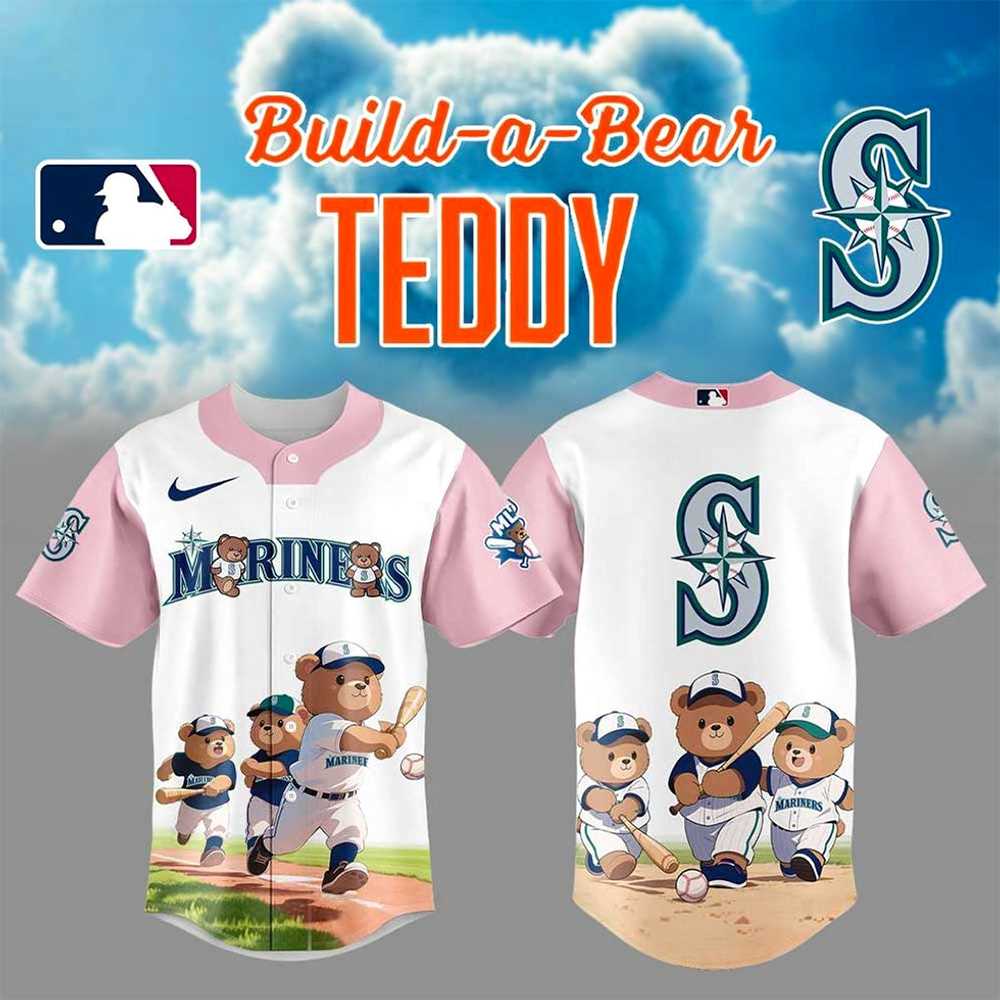 Seattle Mariners X Teddy Bear 2025 Baseball Jersey Seattle Mariners X Teddy Bear 2025 Baseball Jersey