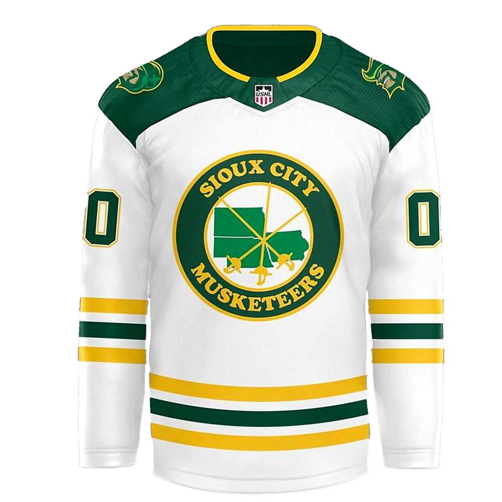 Sioux City Musketeers Special Hockey Jersey Personalized Names Sioux City Musketeers Special Hockey Jersey Personalized Names