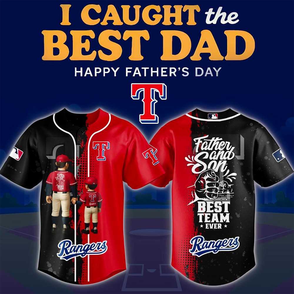 Texas Rangers Happy Father Day 2025 Baseball Jersey