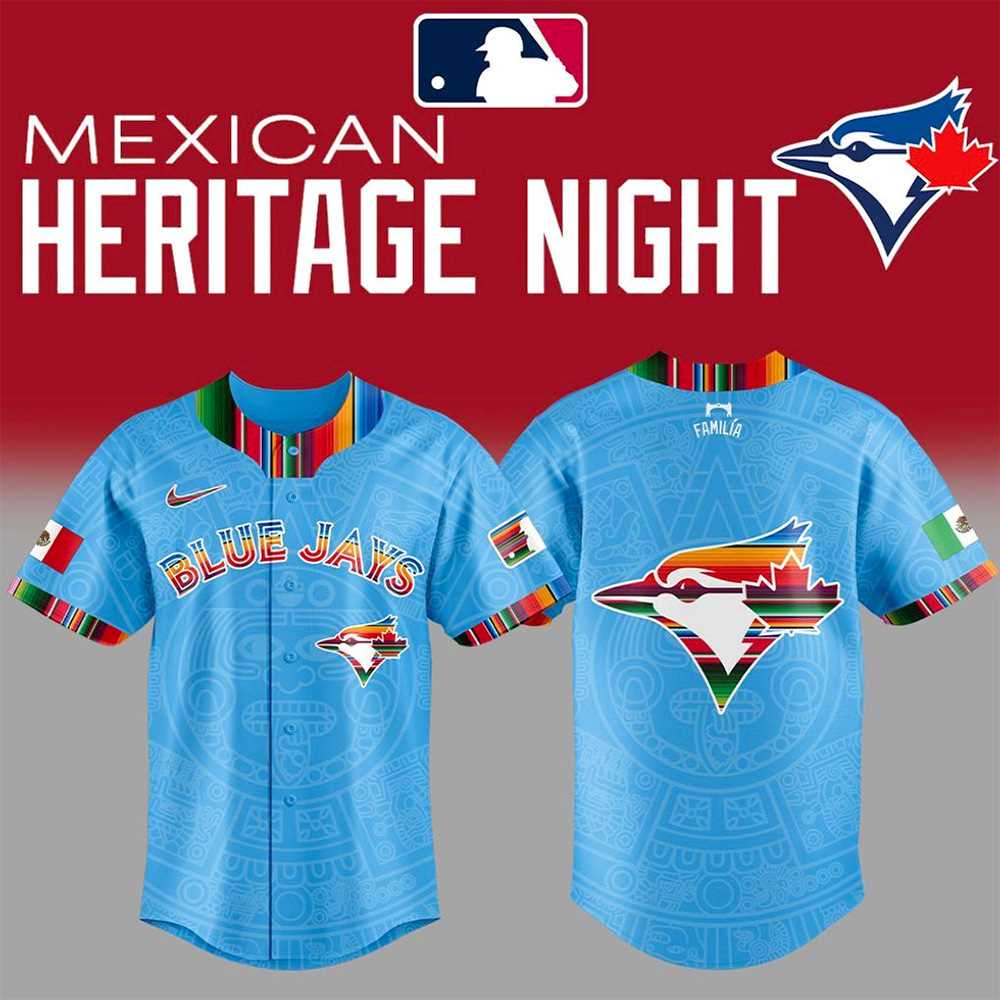 Toronto Blue Jays Mexican Heritage Month 2025 Baseball Jersey