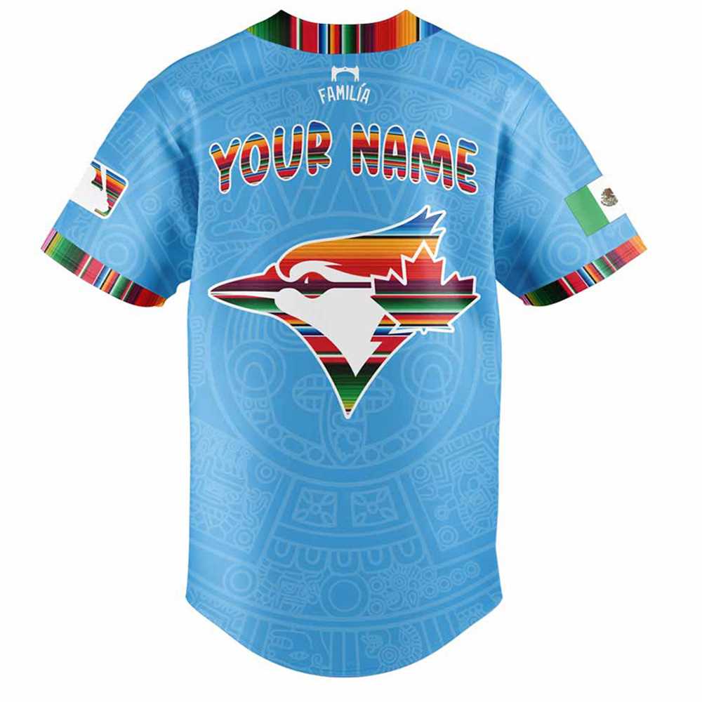 Toronto Blue Jays Mexican Heritage Night 2025 Custom Baseball Jersey Toronto Blue Jays Mexican Heritage Night 2025 Custom Baseball Jersey