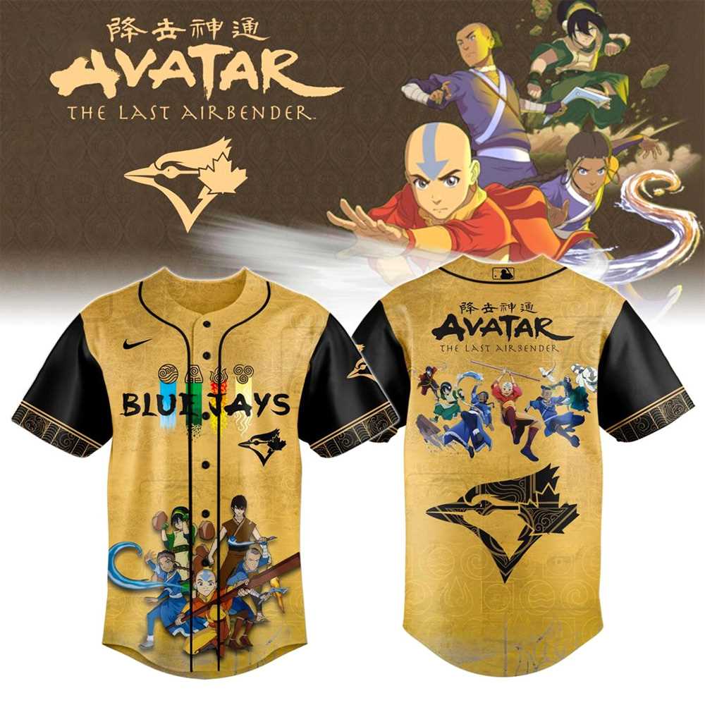 Toronto Blue Jays X Avatar The Last Airbender Exclusive 2025 For Fans Baseball Jersey